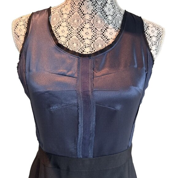 Banana Republic Size 4 Pencil Dress Length 36” silk &Wool-‎ Poly Spandex ZIP - Picture 2 of 16